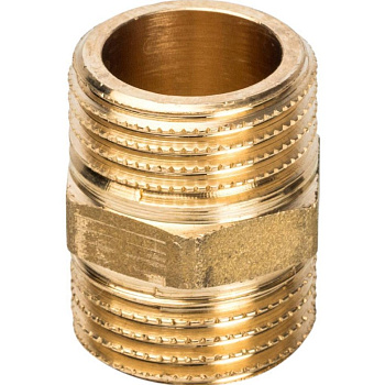 Ниппель Ду 15 (1/2") наружная резьба STOUT